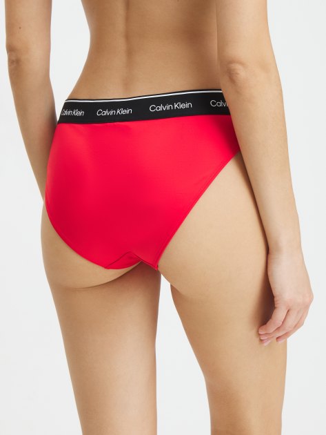 Женские плавки CALVIN KLEIN BIKINI, Артикул KW0KW02428, красный | 4282620. Ракурс 2