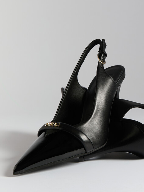 Женские туфли с открытой пяткой (слингбэк) FURLA FURLA CORE, Артикул YH43FCD, черный | 4284092. Ракурс 6 Женские туфли с открытой пяткой (слингбэк) FURLA FURLA CORE, Артикул YH43FCD, черный | 4284092. Ракурс 6