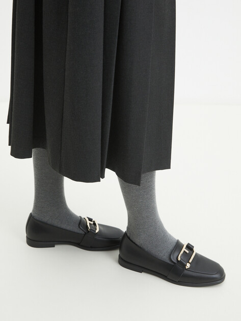 Женские лоферы FURLA FURLA NUVOLA, Артикул YI48FNU, черный | 4284235. Ракурс 2