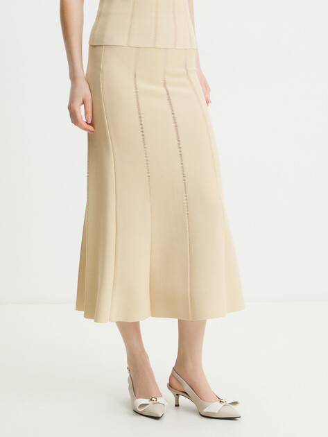 Женские туфли с открытой пяткой (слинг-бэк) FURLA FURLA SFERA, Артикул YJ05SFE, серовато-бежевый | 4284260. Ракурс 7