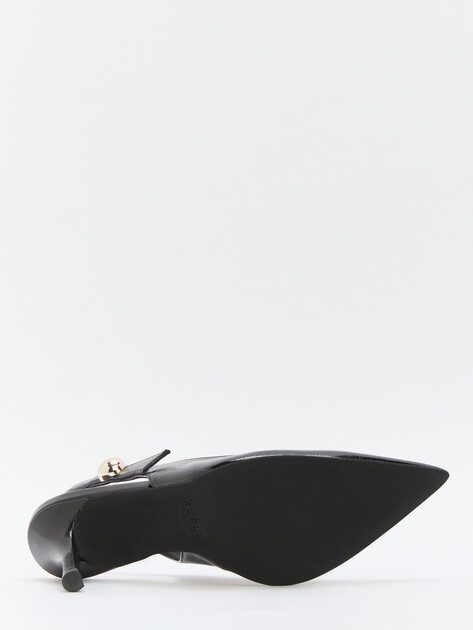 Женские туфли с открытой пяткой (слингбэк) FURLA FURLA SFERA, Артикул YJ08SFE, черный | 4284333. Ракурс 4