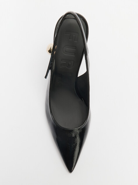 Женские туфли с открытой пяткой (слингбэк) FURLA FURLA SFERA, Артикул YJ08SFE, черный | 4284333. Ракурс 5