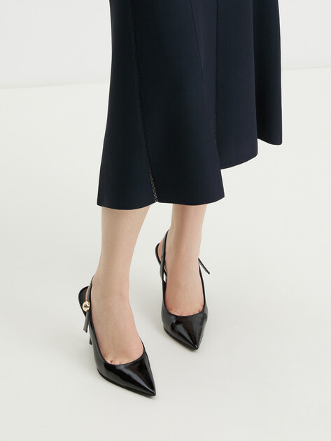 Женские туфли с открытой пяткой (слингбэк) FURLA FURLA SFERA, Артикул YJ08SFE, черный | 4284333. Ракурс 7
