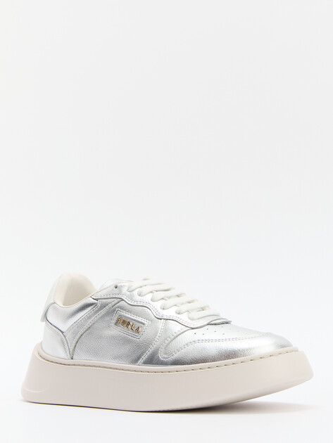 Женские кеды FURLA FURLASPORT, Артикул YJ17SPT, серебряный | 4284367. Ракурс 3