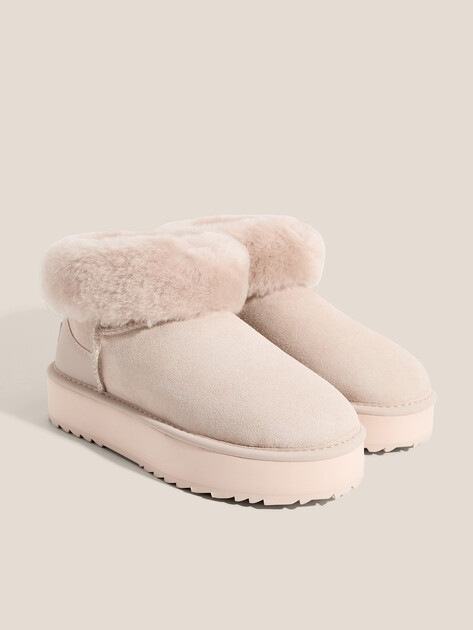 Женские угги TENDANCE, Артикул IM-RDV66, розовато-бежевый | 4284950. Ракурс 3