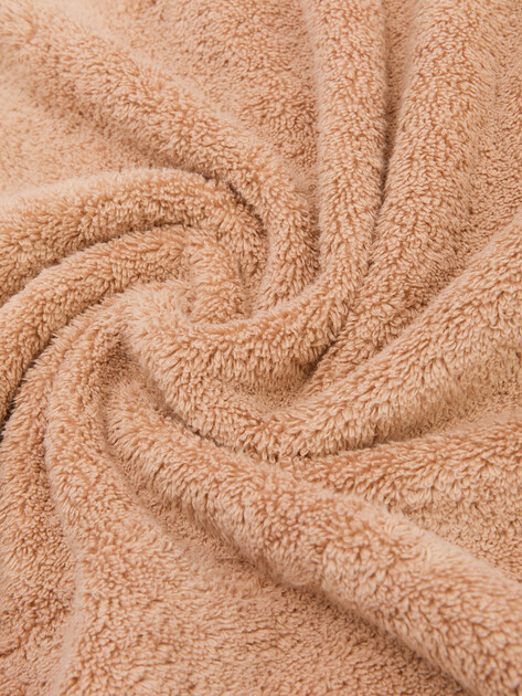 Махровое полотенце 100x150 MAISON DAVID, Артикул Louise 100x150 cm, темно-бежевый | 4284995. Ракурс 4