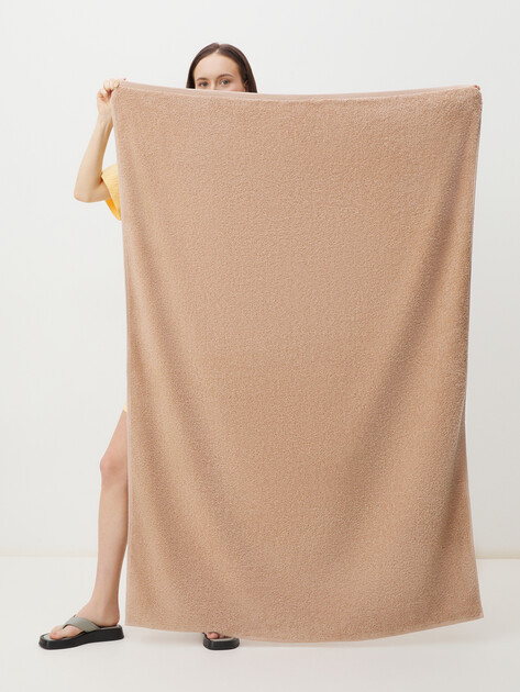 Махровое полотенце 100x150 MAISON DAVID, Артикул Charlotte 100x150 cm, темно-бежевый | 4285162. Ракурс 2 Махровое полотенце 100x150 MAISON DAVID, Артикул Charlotte 100x150 cm, темно-бежевый | 4285162. Ракурс 2