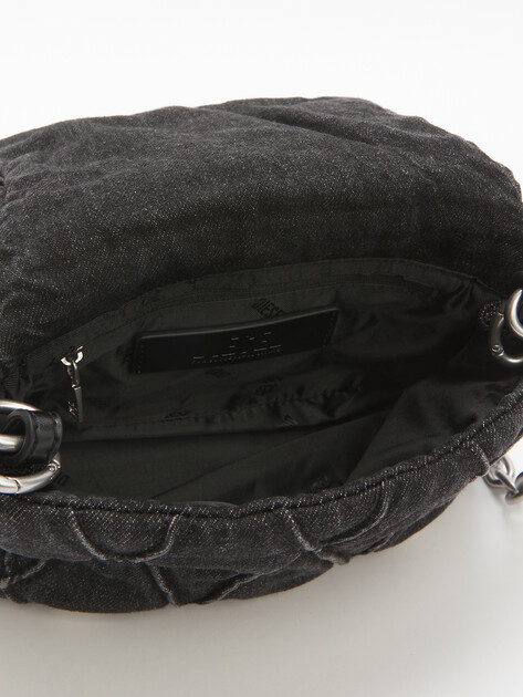 Женская сумка на плечо DIESEL CHARM-D, Артикул X09597, темно-серый | 4285488. Ракурс 5