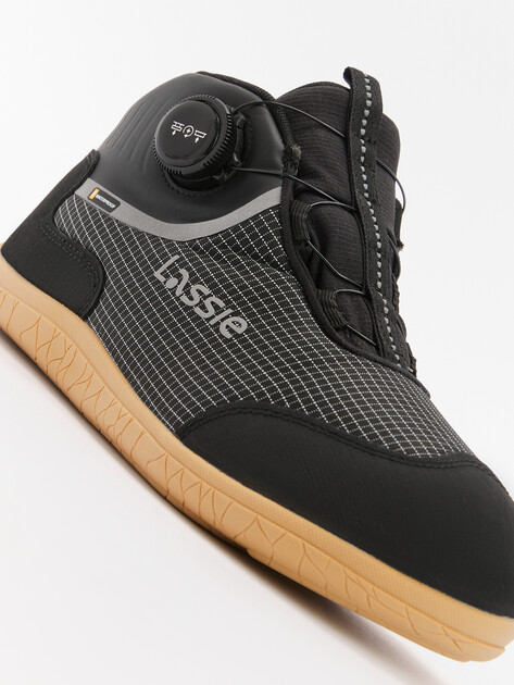 Детские высокие кеды LASSIE Barefoot,, Артикул 72404105, черный | 4285728. Ракурс 5