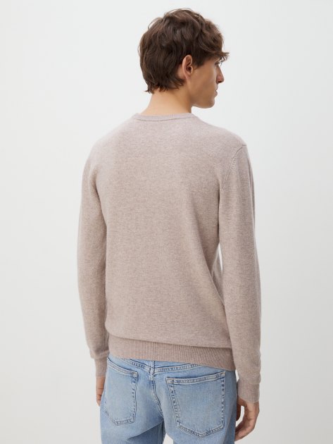 Мужской джемпер MAISON DAVID, Артикул SY-02, серо-бежевый | 4286269. Ракурс 4