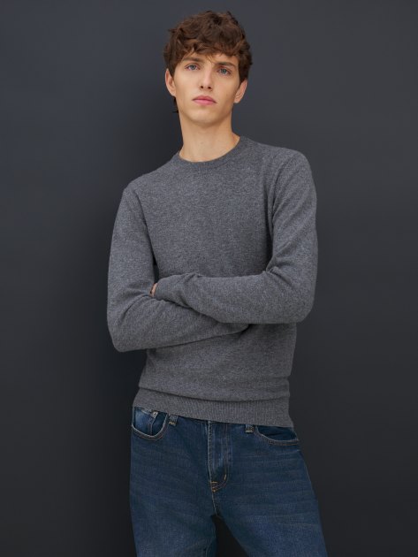 Мужской джемпер MAISON DAVID, Артикул SY-02, темно-серый | 4286277. Ракурс 5