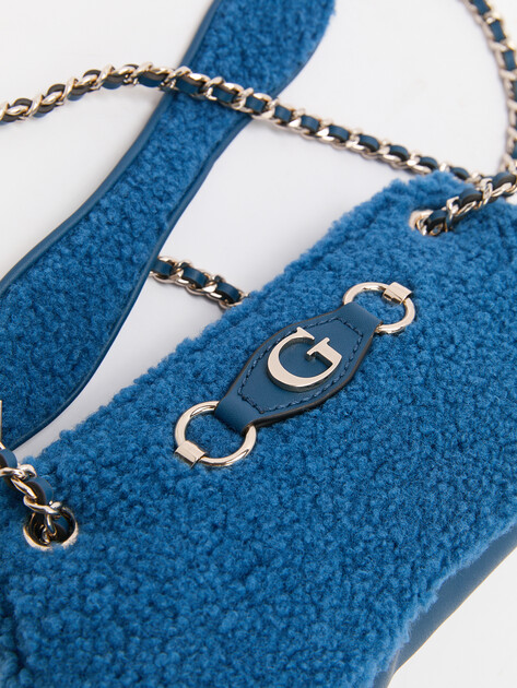 Кросс-боди GUESS ASLIA CNVTBL TOP ZIP SHLDR BAG, Артикул HWWG9532170, синий | 4286463. Ракурс 3 Кросс-боди GUESS ASLIA CNVTBL TOP ZIP SHLDR BAG, Артикул HWWG9532170, синий | 4286463. Ракурс 3