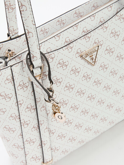 Женский тоут GUESS ECO ERICA ELITE TOTE, Артикул HWEQG951023, белый | 4286548. Ракурс 3