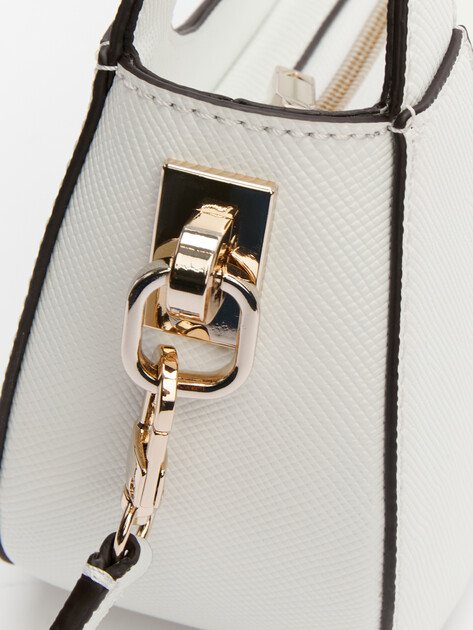 Женская сумка с ручками GUESS ECO JAZLYNN HOBO CROSSBODY, Артикул HWEZG952301, белый | 4286571. Ракурс 3