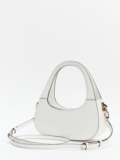 Женская сумка с ручками GUESS ECO JAZLYNN HOBO CROSSBODY, Артикул HWEZG952301, белый | 4286571. Ракурс 4