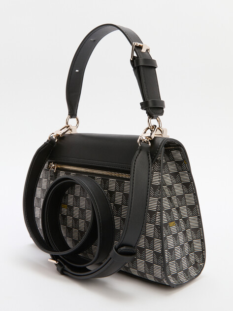 Женская сумка  GUESS G WAVE TOP HANDLE FLAP, Артикул HWJT9344200, черный | 4286614. Ракурс 4