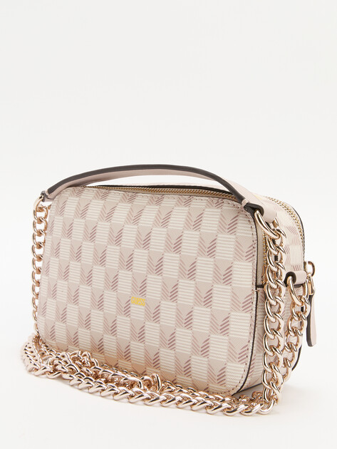 Кросс-боди GUESS G WAVE CAMERA CROSSBODY, Артикул HWJT9344140, бежево-розовый | 4286619. Ракурс 4 Кросс-боди GUESS G WAVE CAMERA CROSSBODY, Артикул HWJT9344140, бежево-розовый | 4286619. Ракурс 4