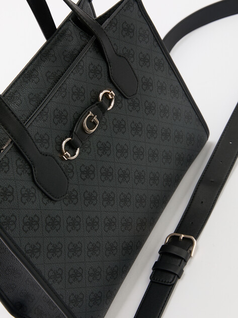 Женский тоут GUESS IZZY 2 COMP TOTE, Артикул HWSG8654220, темно-серый | 4286673. Ракурс 3