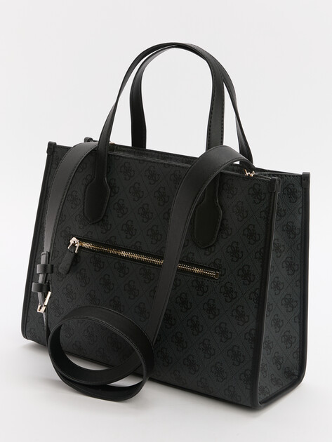 Женский тоут GUESS IZZY 2 COMP TOTE, Артикул HWSG8654220, темно-серый | 4286673. Ракурс 4