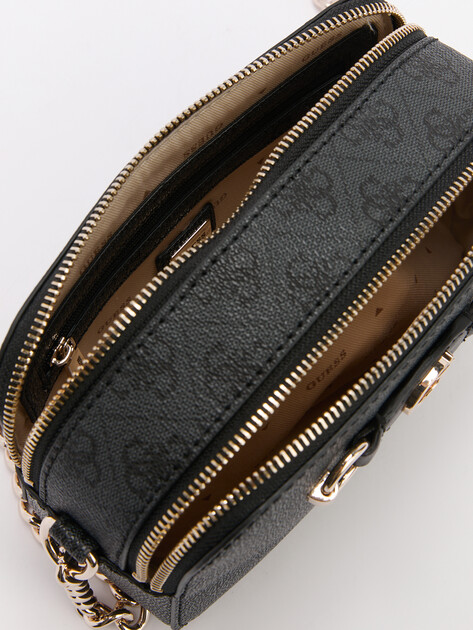 Кросс-боди GUESS IZZY CAMERA BAG, Артикул HWSG8654140, темно-серый | 4286692. Ракурс 5