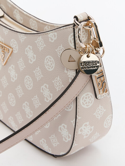 Женская сумка на плечо GUESS NOELLE TOP ZIP SHOULDER BAG, Артикул HWPG7879180, бежево-розовый | 4286725. Ракурс 3 Женская сумка на плечо GUESS NOELLE TOP ZIP SHOULDER BAG, Артикул HWPG7879180, бежево-розовый | 4286725. Ракурс 3