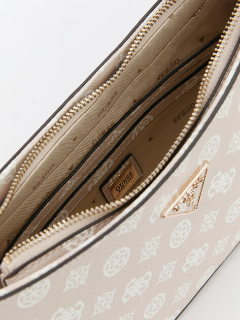 Женская сумка на плечо GUESS NOELLE TOP ZIP SHOULDER BAG, Артикул HWPG7879180, бежево-розовый | 4286725. Ракурс 5 Женская сумка на плечо GUESS NOELLE TOP ZIP SHOULDER BAG, Артикул HWPG7879180, бежево-розовый | 4286725. Ракурс 5