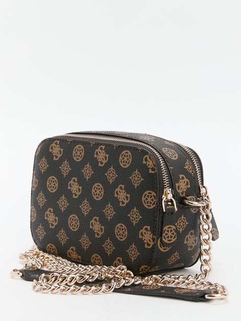 Кросс-боди GUESS NOELLE CROSSBODY CAMERA, Артикул HWPZ7879140, темно-коричневый | 4286784. Ракурс 4