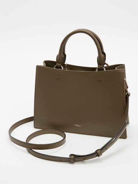 Женский тоут FURLA, Артикул FURLA NUVOLA M TOTE, серо-зеленый | 4287623. Ракурс 5 Женский тоут FURLA, Артикул FURLA NUVOLA M TOTE, серо-зеленый | 4287623. Ракурс 5