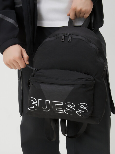 Мужской рюкзак GUESS VENEZIA BACKPACK W FRONT PCKT, Артикул HMVEGLP5190, черный | 4287884. Ракурс 2 Мужской рюкзак GUESS VENEZIA BACKPACK W FRONT PCKT, Артикул HMVEGLP5190, черный | 4287884. Ракурс 2