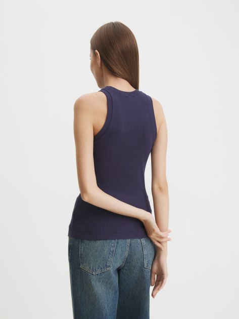Женская майка MAISON DAVID JANE, Артикул JANE, фиолетово-синий | 4288386. Ракурс 4