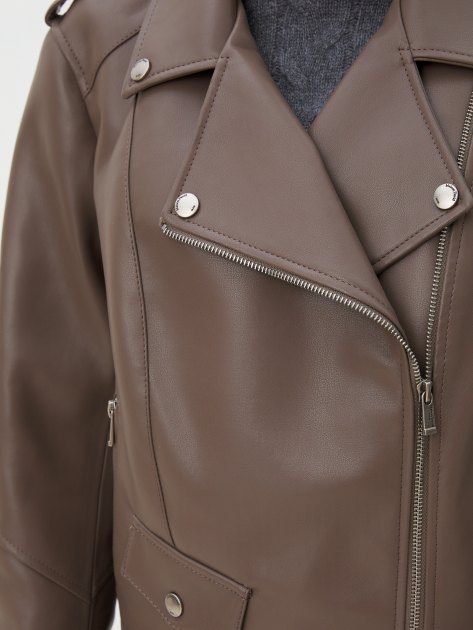 Женская косуха MAISON DAVID DEBBY, Артикул DEBBY, серовато-коричневый | 4288519. Ракурс 3