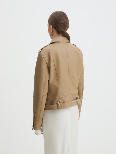 Женская косуха MAISON DAVID DEBBY, Артикул DEBBY, бежево-коричневый | 4288550. Ракурс 4