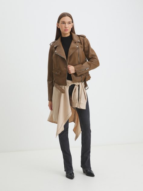 Женская косуха MAISON DAVID DEBBY, Артикул DEBBY, светло-коричневый | 4288562. Ракурс 2