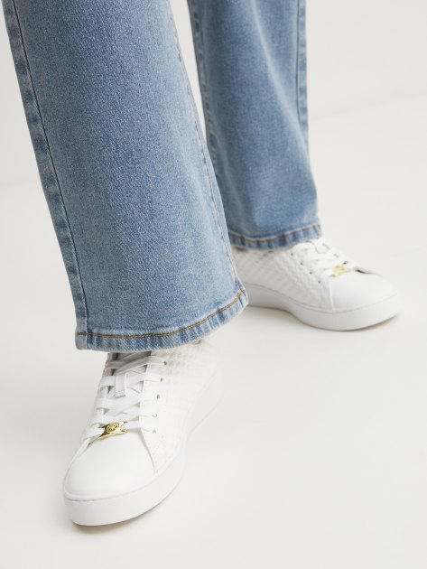 Женские кеды MICHAEL KORS, Артикул 43R4KTFS1L(K), белый | 4288709. Ракурс 2