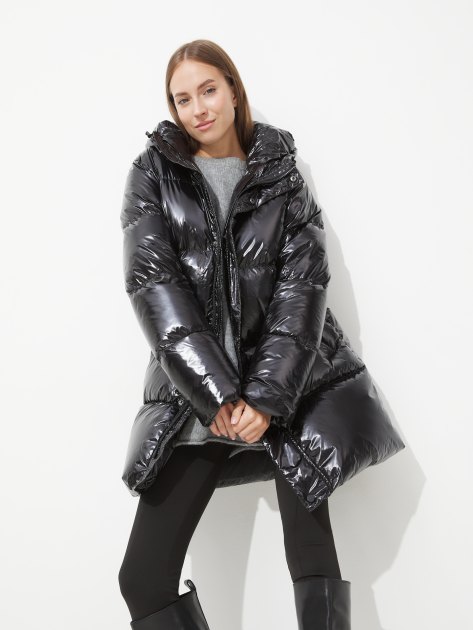 Женский пуховик MAISON DAVID, Артикул 2023-504Y, черный | 4288880. Ракурс 5