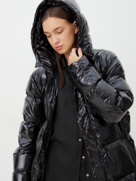 Женский пуховик MAISON DAVID, Артикул 2023-505Y, черный | 4288947. Ракурс 5 Женский пуховик MAISON DAVID, Артикул 2023-505Y, черный | 4288947. Ракурс 5