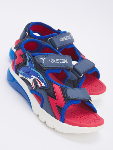 Детские сандалии со светящейся подошвой GEOX J SANDAL CIBERDRON B, Артикул J55MXB, мультицвет | 4290378. Ракурс 5 Детские сандалии со светящейся подошвой GEOX J SANDAL CIBERDRON B, Артикул J55MXB, мультицвет | 4290378. Ракурс 5