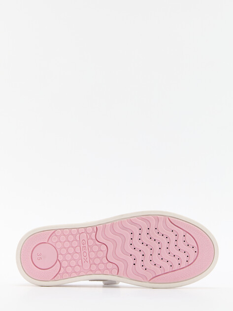 Детские кроссовки со светящейся подошвой GEOX J SKYLIN GIRL, Артикул J558WB, белый | 4290393. Ракурс 3