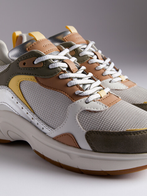 Женские кроссовки GEOX D ZARVIA, Артикул D55YLA, белый | 4290615. Ракурс 6