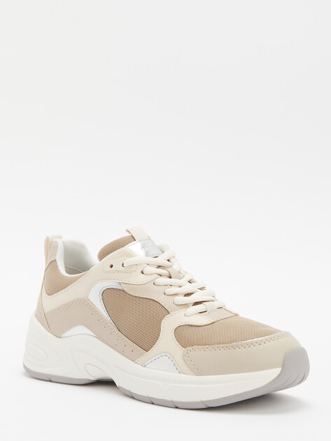 Женские кроссовки GEOX D ZARVIA, Артикул D55YLA, темно-бежевый | 4290623. Ракурс 3