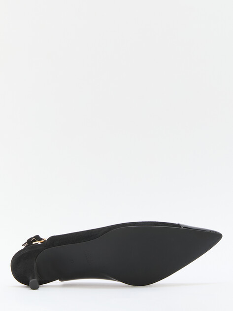 Женские туфли с открытой пяткой (слингбэк) FURLA FURLA CORE, Артикул YJ22FCD, черный | 4291696. Ракурс 4 Женские туфли с открытой пяткой (слингбэк) FURLA FURLA CORE, Артикул YJ22FCD, черный | 4291696. Ракурс 4