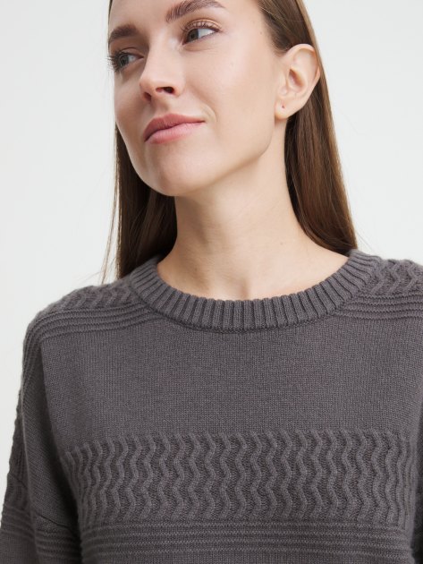 Женский свитер MAISON DAVID, Артикул QM060, темно-серый | 4292191. Ракурс 3