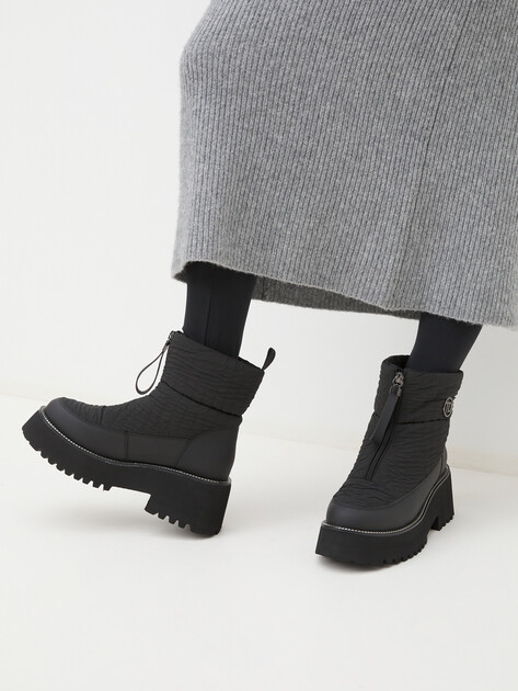 Женские дутики TENDANCE, Артикул AJ1578-6-4, черный | 4292394. Ракурс 2