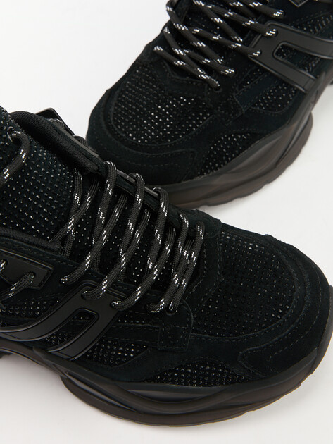 Женские кроссовки GUESS BELLUNA, Артикул FLPBLLSUE12, черный | 4292920. Ракурс 6