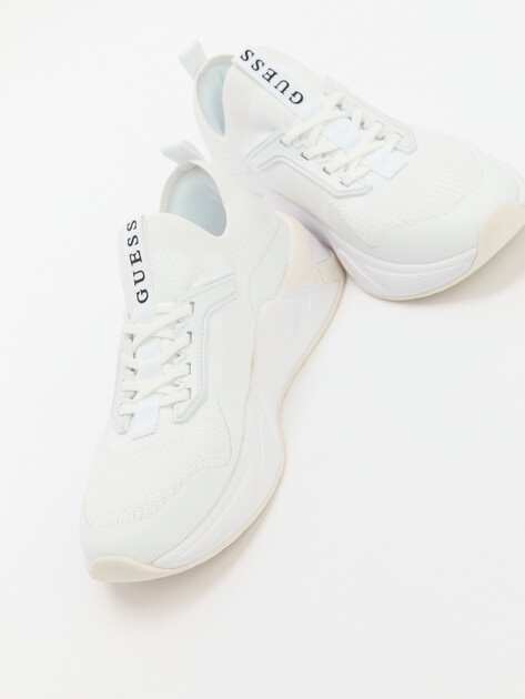 Женские кроссовки-носки GUESS GAXTIN, Артикул FLPGAXFAB12, белый | 4293056. Ракурс 6