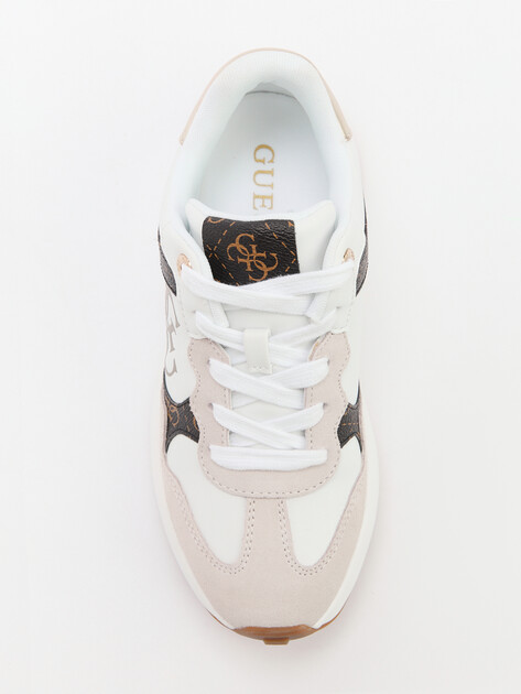 Женские кроссовки GUESS LUCKEI, Артикул FLPLUCPEL12, белый | 4293091. Ракурс 5