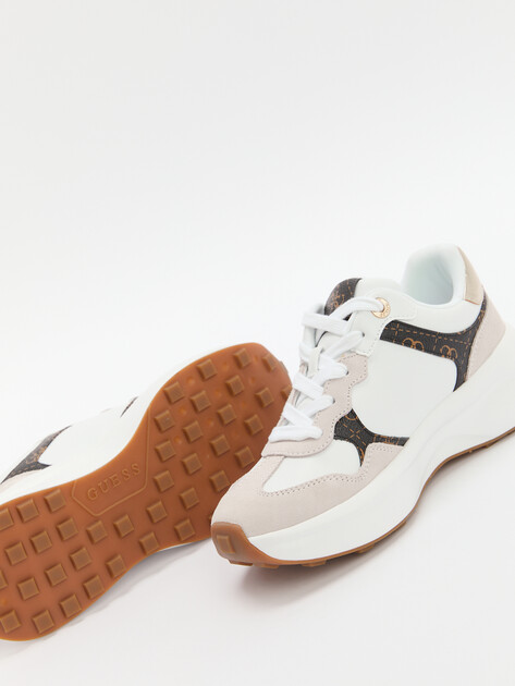 Женские кроссовки GUESS LUCKEI, Артикул FLPLUCPEL12, белый | 4293091. Ракурс 6