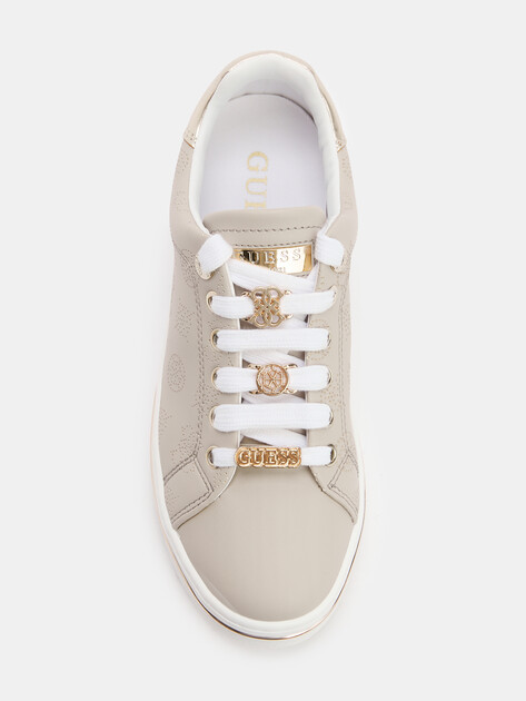 Женские кеды GUESS STASEY, Артикул FLPSTAFAL12, бежевый | 4293186. Ракурс 5