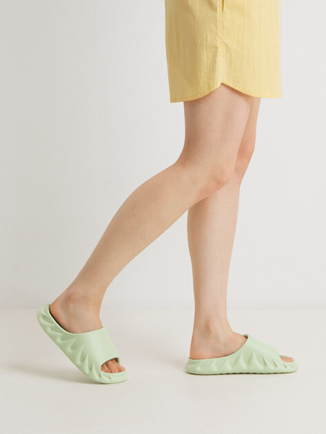 Женские сланцы TENDANCE, Артикул HV-J-9J2304034W, светло-зеленый | 4293818. Ракурс 2