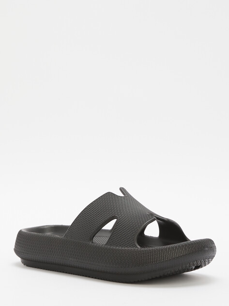 Женские сланцы TENDANCE, Артикул HV-J-2I2404022, черный | 4293860. Ракурс 3